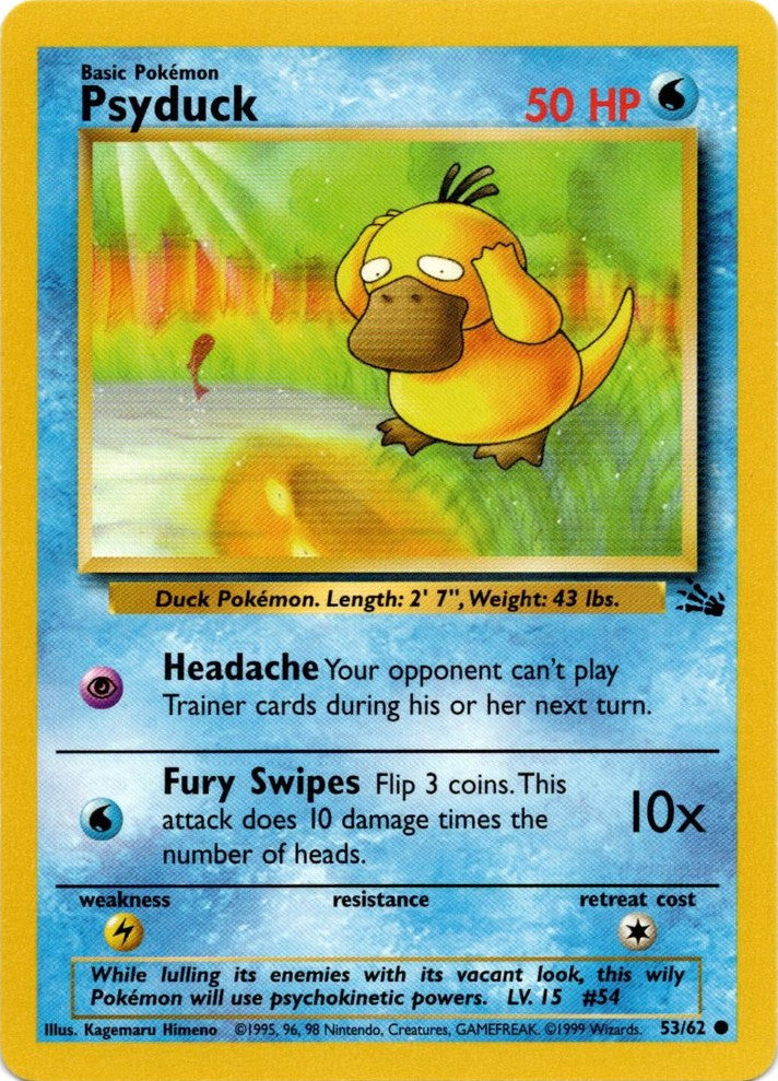 Psyduck (53/62) [Fossil Unlimited] | GnG Games