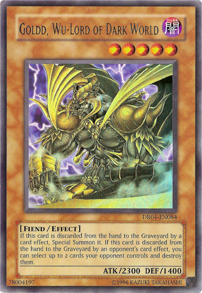 Goldd, Wu-Lord of Dark World [DR04-EN084] Ultra Rare | GnG Games