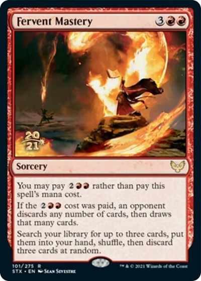 Fervent Mastery [Strixhaven: School of Mages Prerelease Promos] | GnG Games