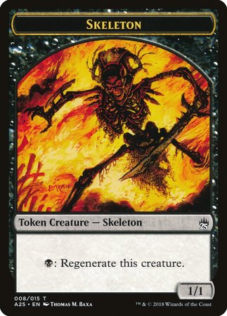 Skeleton Token (008) [Masters 25 Tokens] | GnG Games