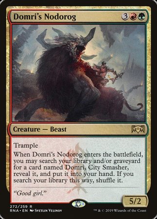Domri's Nodorog [Ravnica Allegiance] | GnG Games