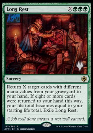 Long Rest (Promo Pack) [Dungeons & Dragons: Adventures in the Forgotten Realms Promos] | GnG Games