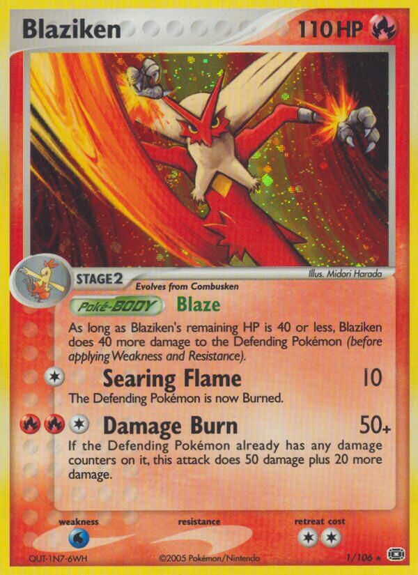 Blaziken (1/106) (Theme Deck Exclusive) [EX: Emerald] | GnG Games