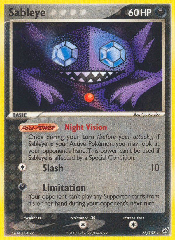 Sableye (23/107) [EX: Deoxys] | GnG Games