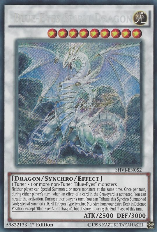 Blue-Eyes Spirit Dragon [SHVI-EN052] Secret Rare | GnG Games