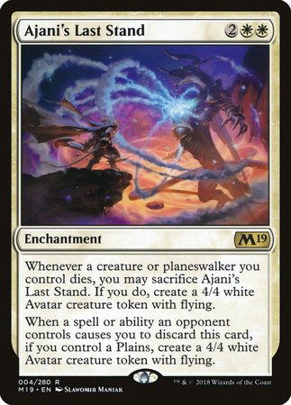 Ajani's Last Stand [Core Set 2019] | GnG Games