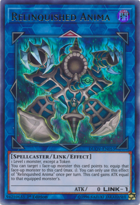 Relinquished Anima [DUOV-EN053] Ultra Rare | GnG Games