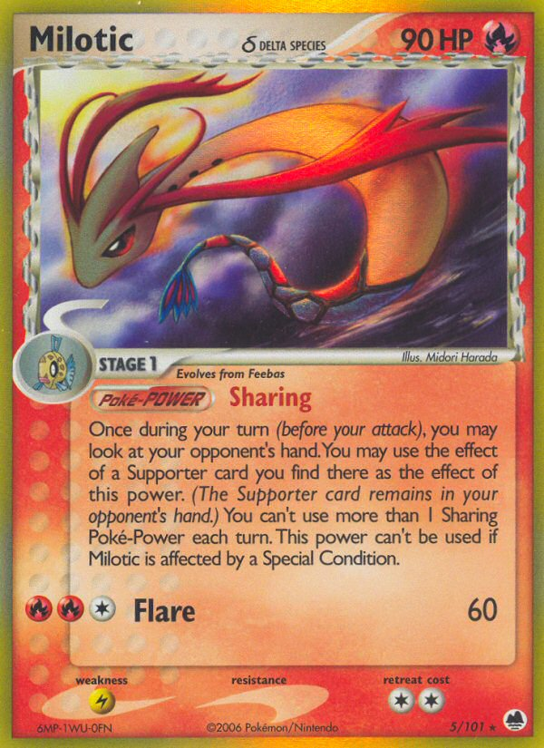 Milotic (5/101) (Delta Species) [EX: Dragon Frontiers] | GnG Games