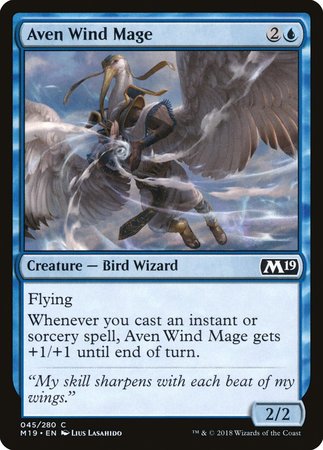 Aven Wind Mage [Core Set 2019] | GnG Games