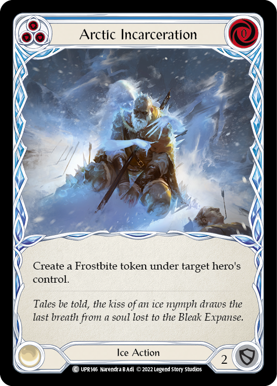 Arctic Incarceration (Blue) [UPR146] (Uprising)  Rainbow Foil | GnG Games