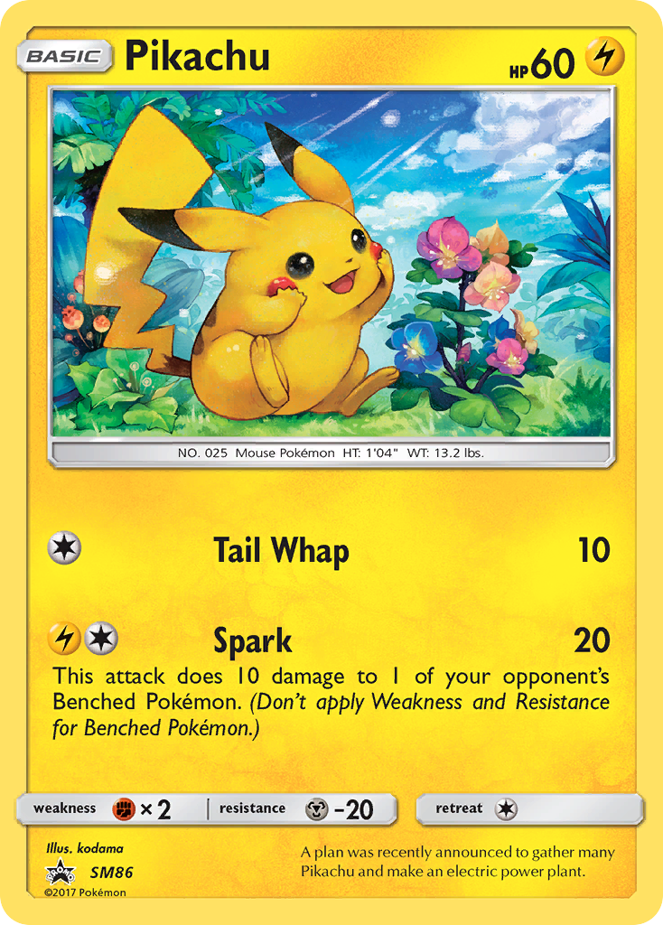 Pikachu (SM86) [Sun & Moon: Black Star Promos] | GnG Games