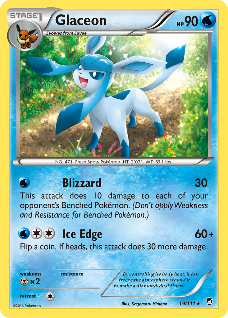 Glaceon (19/111) [XY: Furious Fists] | GnG Games