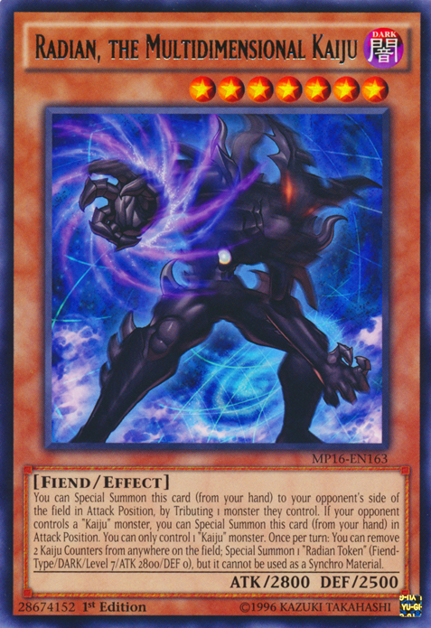 Radian, the Multidimensional Kaiju [MP16-EN163] Rare | GnG Games