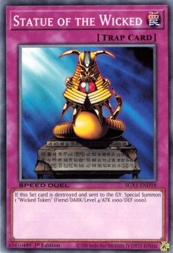 Statue of the Wicked [SGX1-END18] Common | GnG Games