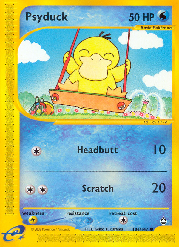 Psyduck (104/147) [Aquapolis] | GnG Games