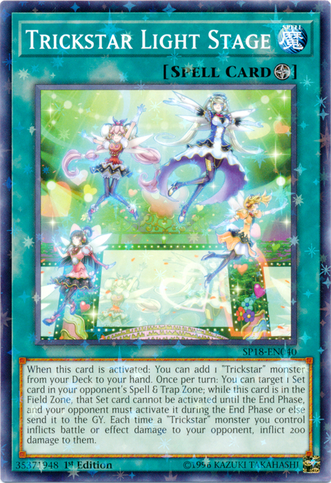 Trickstar Light Stage (Starfoil) [SP18-EN040] Starfoil Rare | GnG Games