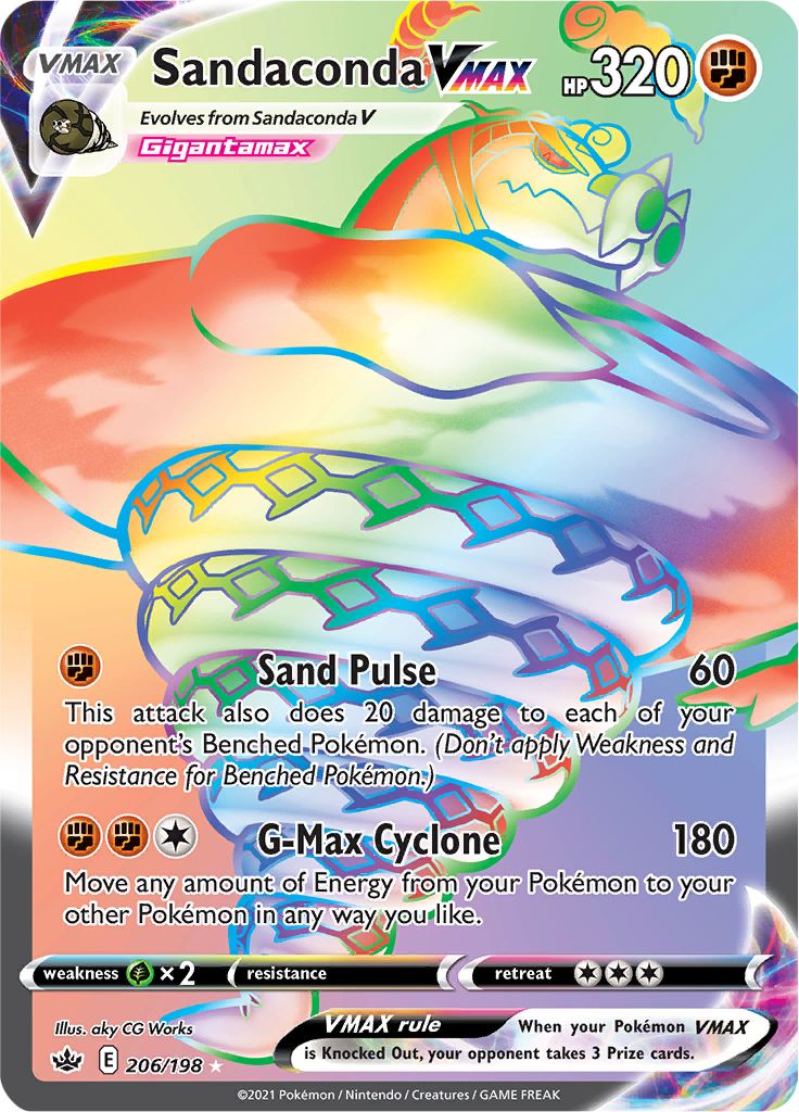 Sandaconda VMAX (206/198) [Sword & Shield: Chilling Reign] | GnG Games