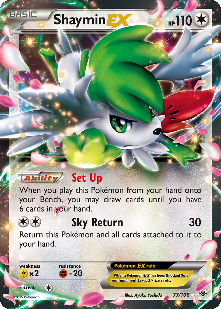 Shaymin EX (77/108) [XY: Roaring Skies] | GnG Games