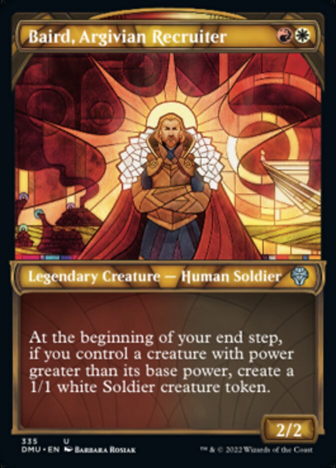 Baird, Argivian Recruiter (Showcase Textured) [Dominaria United] | GnG Games