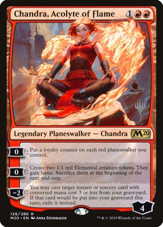 Chandra, Acolyte of Flame [Core Set 2020 Promos] | GnG Games