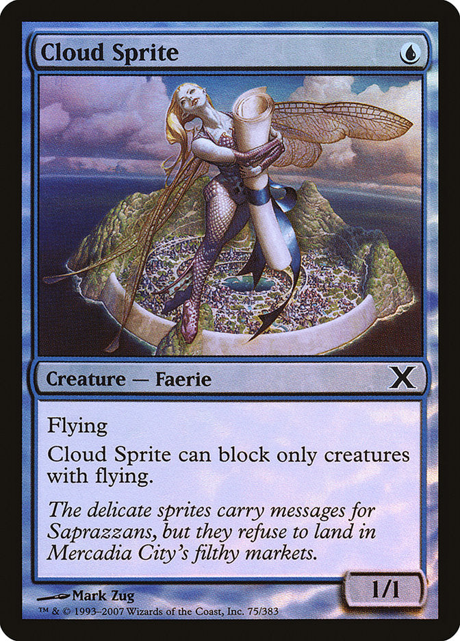 Cloud Sprite (Premium Foil) [Tenth Edition] | GnG Games