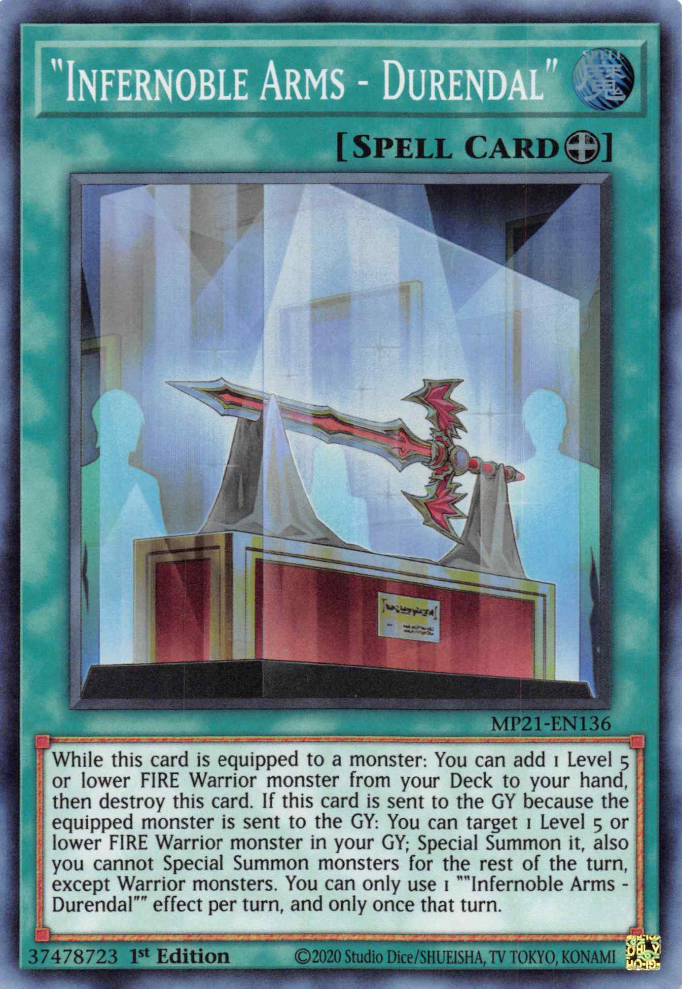 Infernoble Arms - Durendal [MP21-EN136] Super Rare | GnG Games