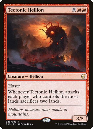 Tectonic Hellion [Commander 2019] | GnG Games