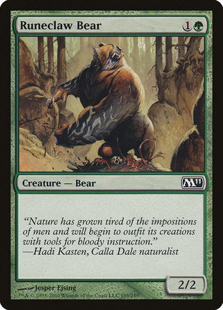 Runeclaw Bear [Magic 2011] | GnG Games