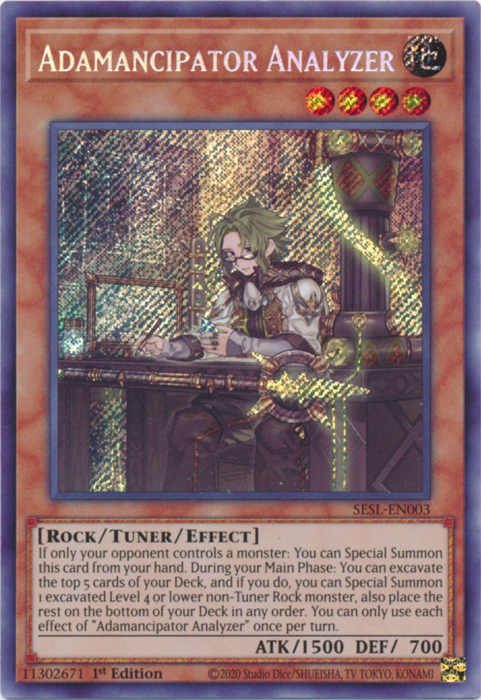 Adamancipator Analyzer [SESL-EN003] Secret Rare | GnG Games