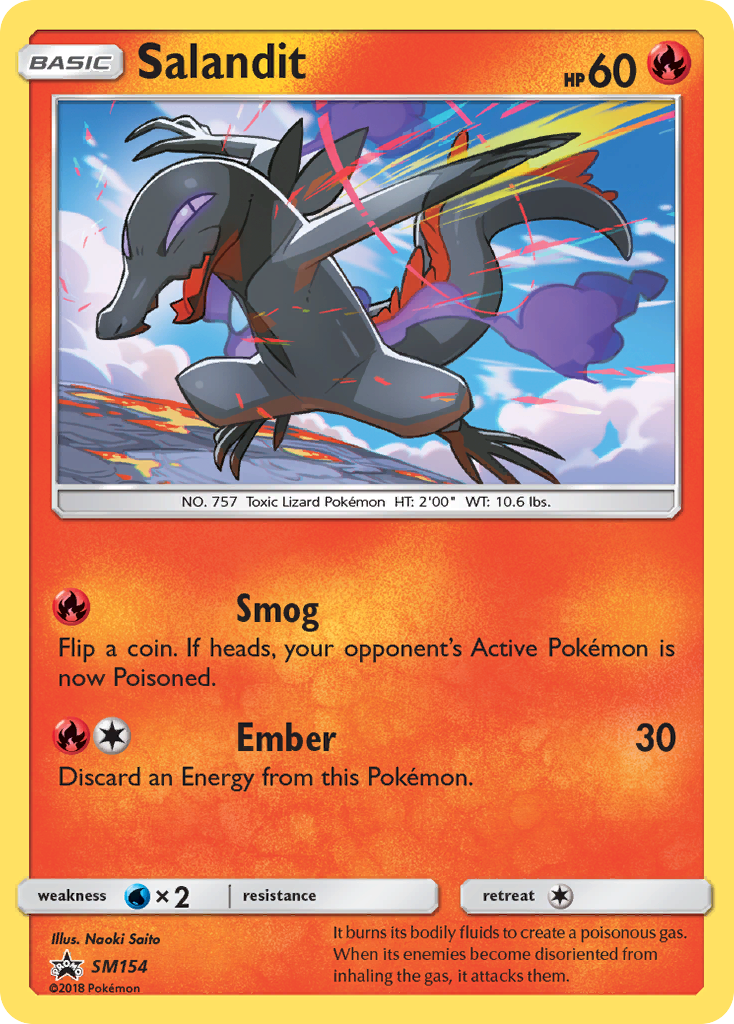 Salandit (SM154) [Sun & Moon: Black Star Promos] | GnG Games