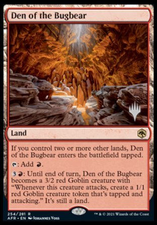 Den of the Bugbear (Promo Pack) [Dungeons & Dragons: Adventures in the Forgotten Realms Promos] | GnG Games