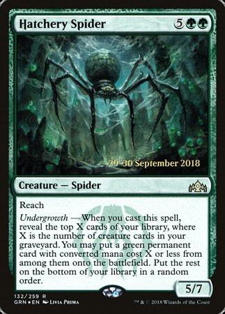 Hatchery Spider [Guilds of Ravnica Promos] | GnG Games