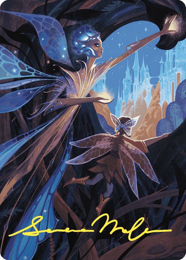 Kindred Discovery Art Card (Gold-Stamped Signature) [Wilds of Eldraine Art Series] | GnG Games