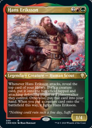 Hans Eriksson (Foil Etched) [Commander Legends] | GnG Games