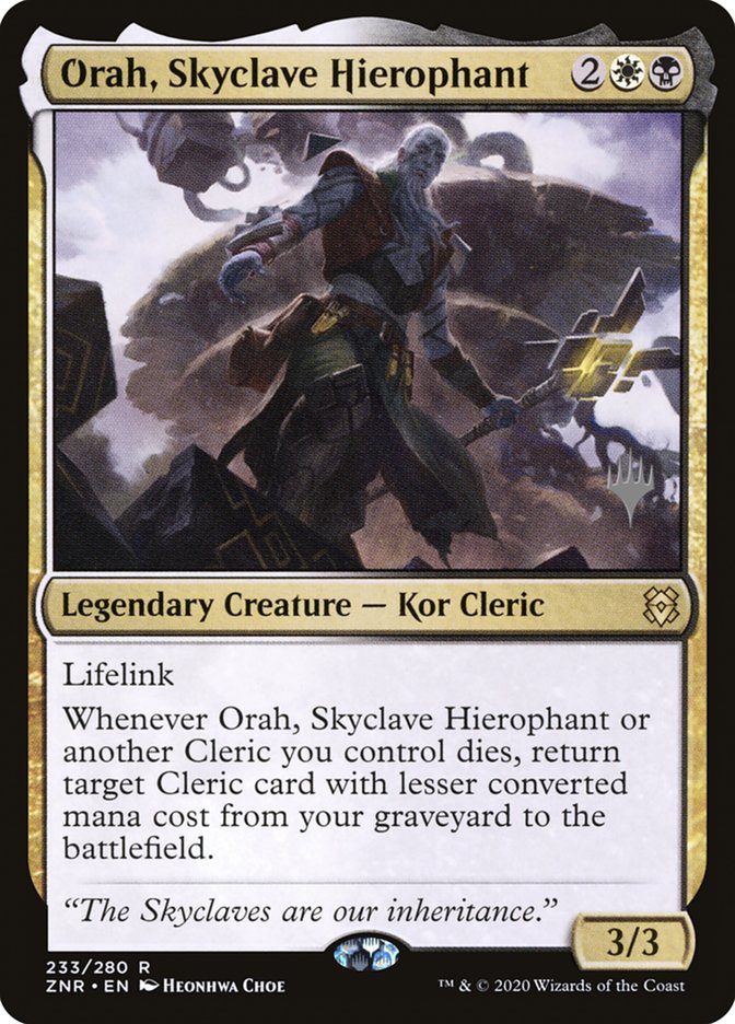 Orah, Skyclave Hierophant (Promo Pack) [Zendikar Rising Promos] | GnG Games