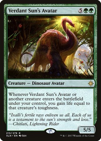 Verdant Sun's Avatar [Ixalan Promos] | GnG Games