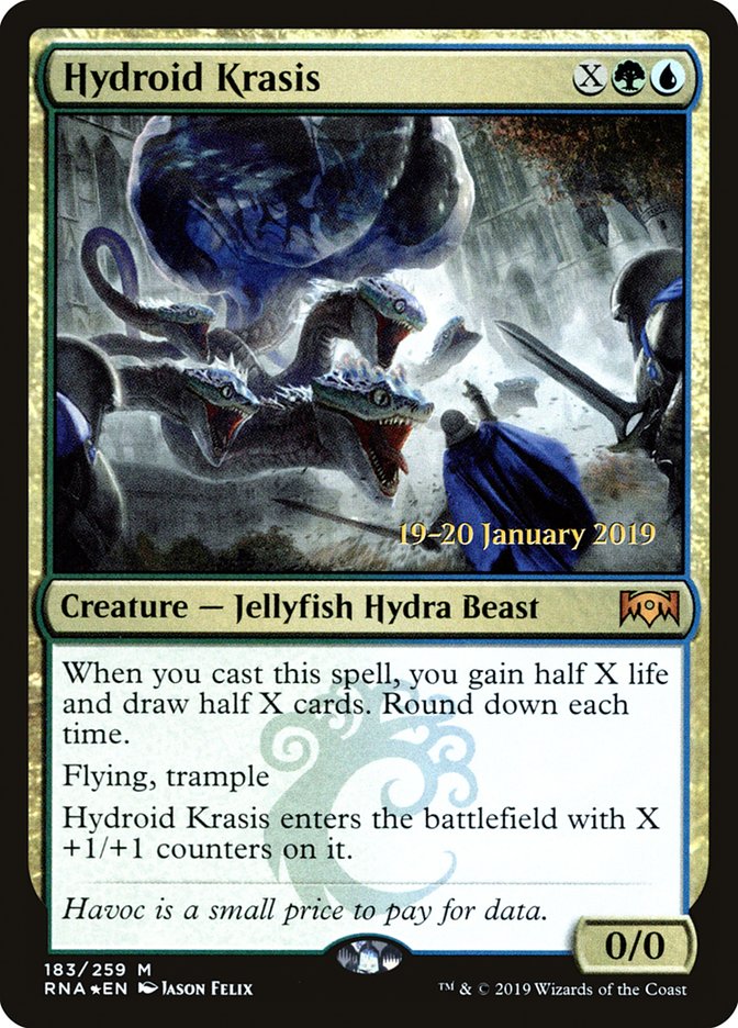 Hydroid Krasis [Ravnica Allegiance Prerelease Promos] | GnG Games
