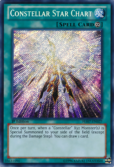 Constellar Star Chart [HA07-EN027] Secret Rare | GnG Games