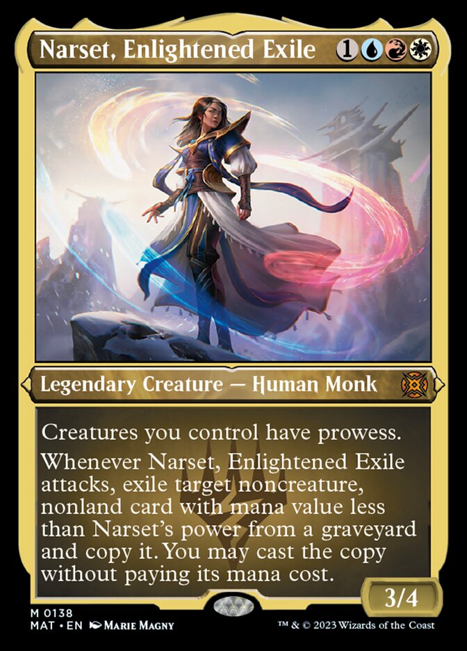 Narset, Enlightened Exile (Foil Etched) [March of the Machine: The Aftermath] | GnG Games