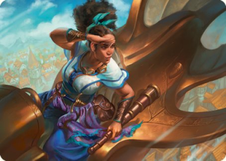 Talas Lookout Art Card [Dominaria United Art Series] | GnG Games