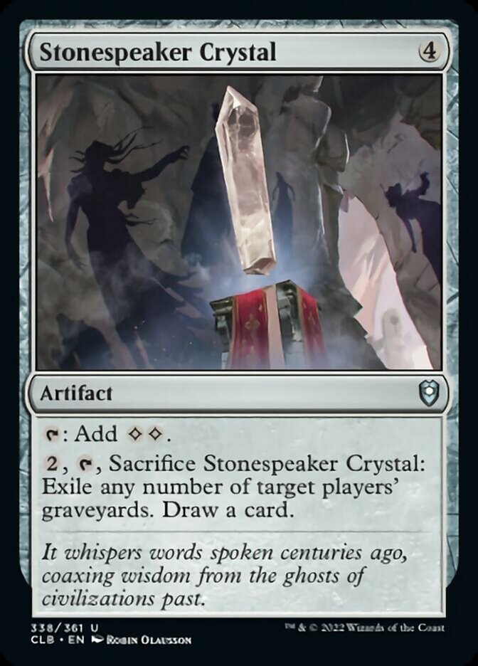 Stonespeaker Crystal [Commander Legends: Battle for Baldur's Gate] | GnG Games
