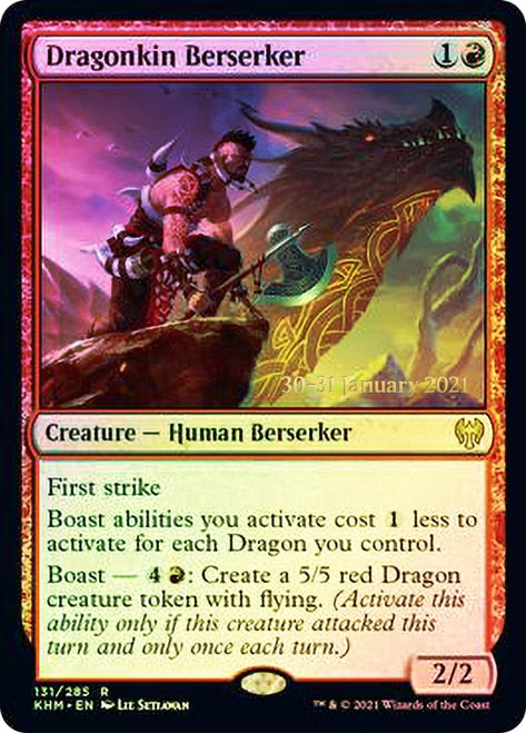 Dragonkin Berserker  [Kaldheim Prerelease Promos] | GnG Games