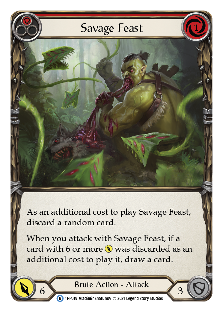 Savage Feast (Red) [1HP019] | GnG Games