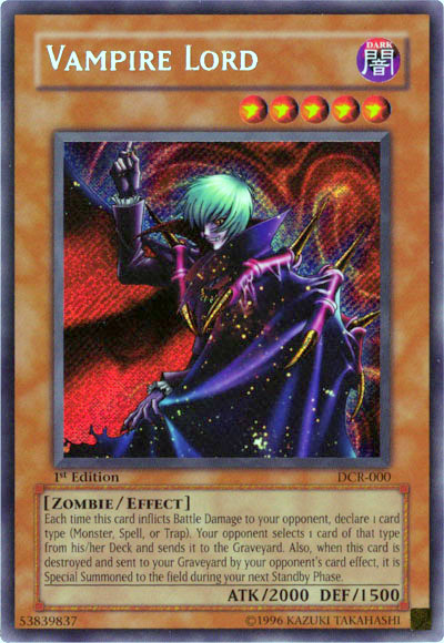 Vampire Lord [DCR-000] Secret Rare | GnG Games