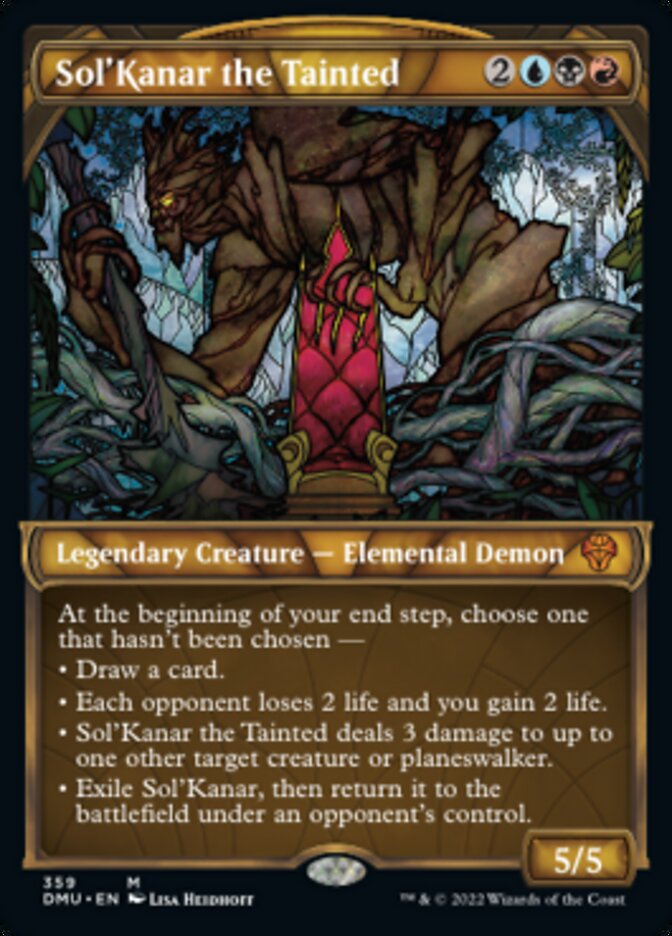 Sol'Kanar the Tainted (Showcase Textured) [Dominaria United] | GnG Games