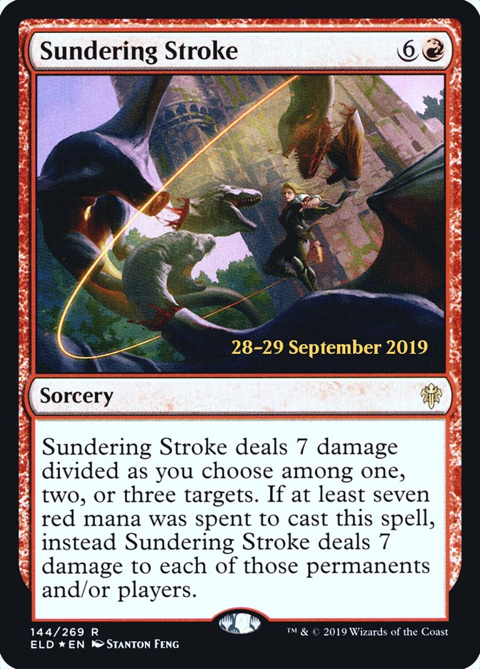 Sundering Stroke  [Throne of Eldraine Prerelease Promos] | GnG Games