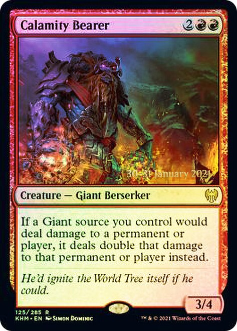 Calamity Bearer  [Kaldheim Prerelease Promos] | GnG Games