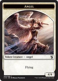 Angel // Soldier Double-sided Token [Commander 2018 Tokens] | GnG Games