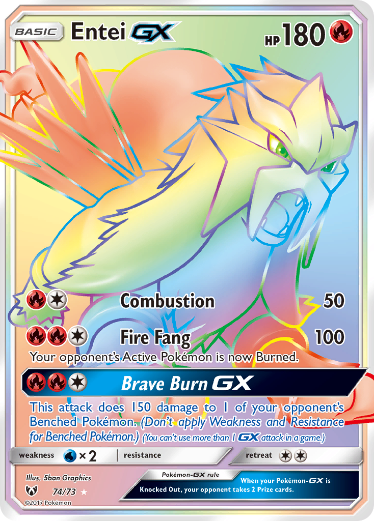 Entei GX (74/73) [Sun & Moon: Shining Legends] | GnG Games