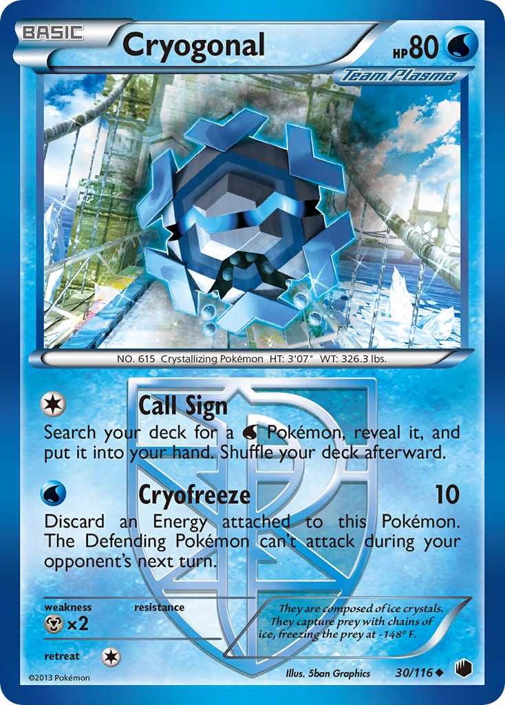 Cryogonal (30/116) [Black & White: Plasma Freeze] | GnG Games